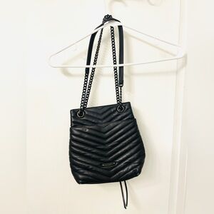 Black Quilted Shoulder Bag